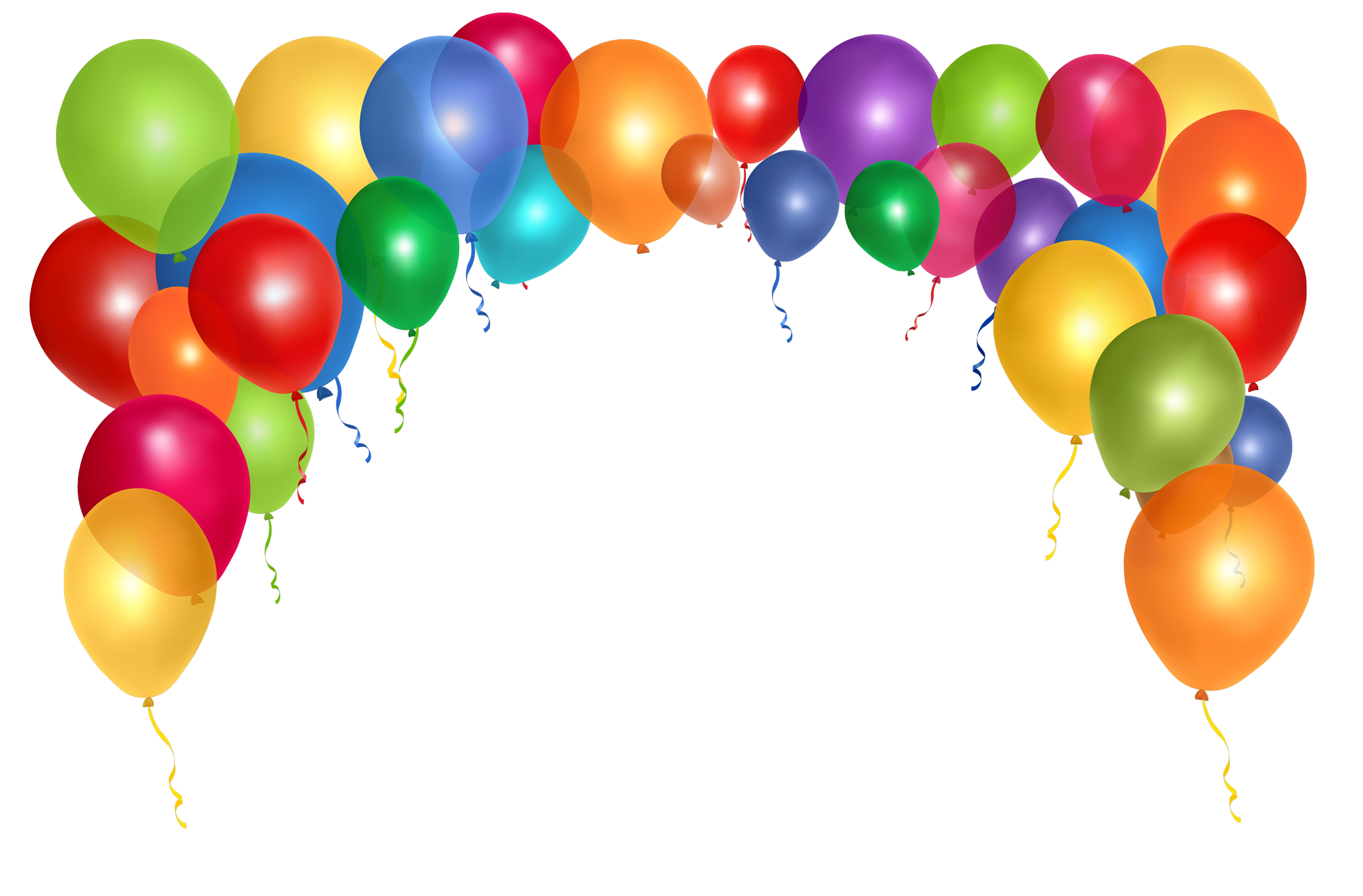 Party birthday balloons seaml
