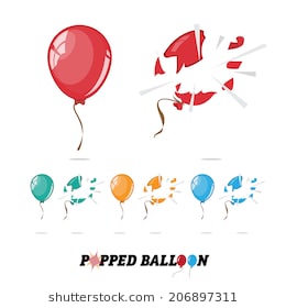 Balloon Burst PNG - 165650