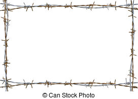 Barbed wire pattern