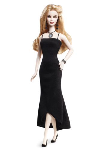 Barbie Doll PNG Black And White - 161218