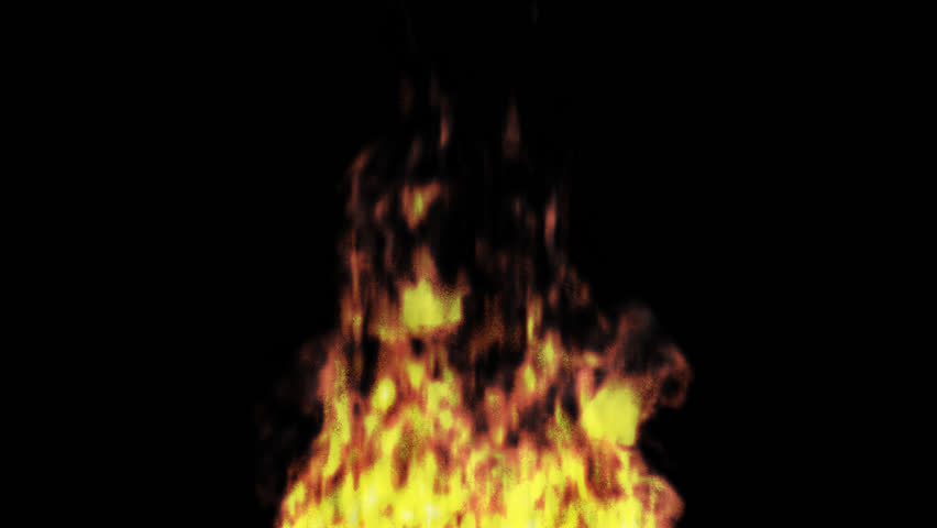 Animated realistic fire with 