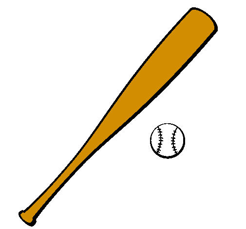 Baseball bat baseball ball an