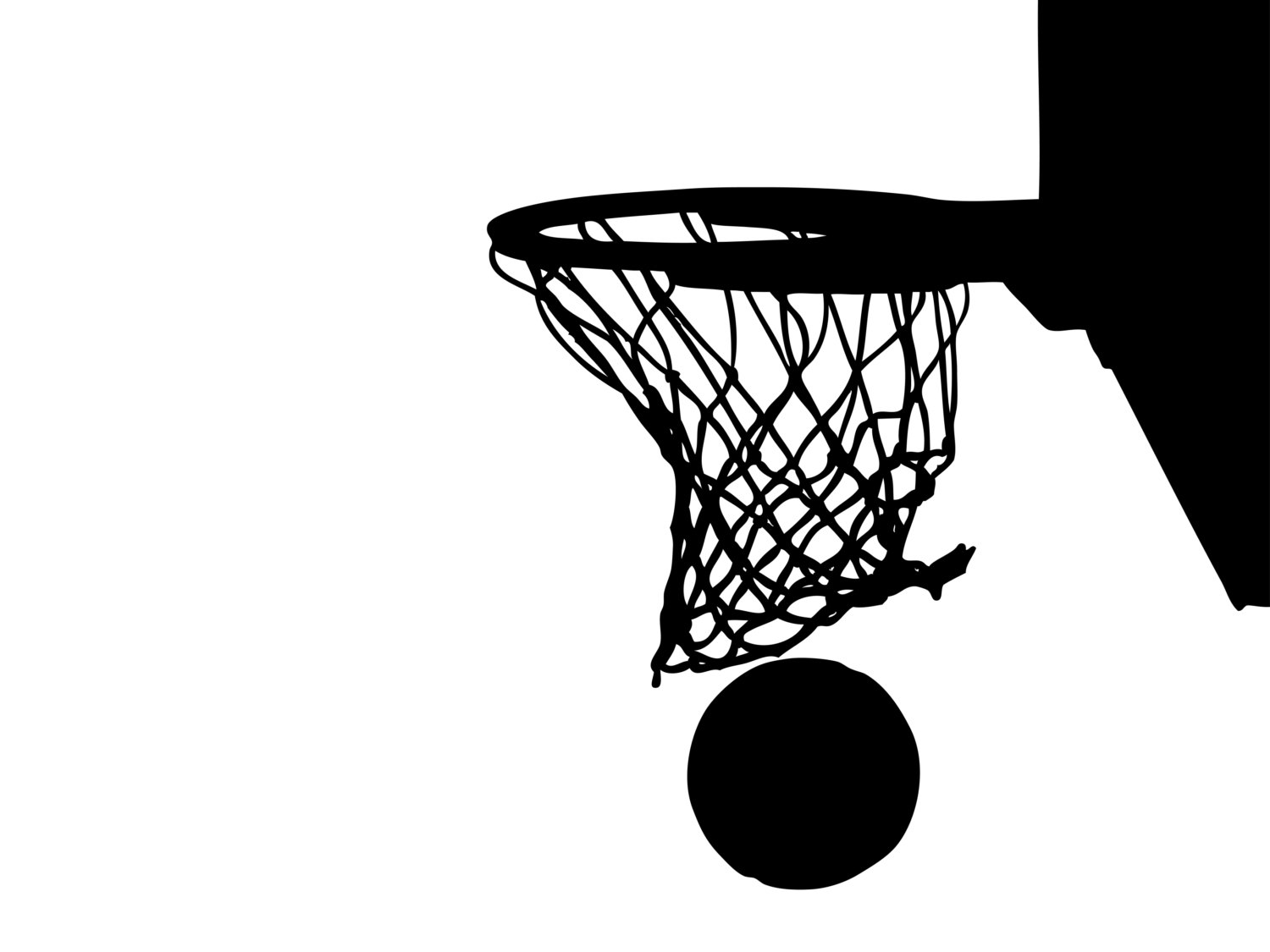 Баскетбол корзина без фона
