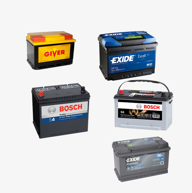 Automotive Battery File PNG I