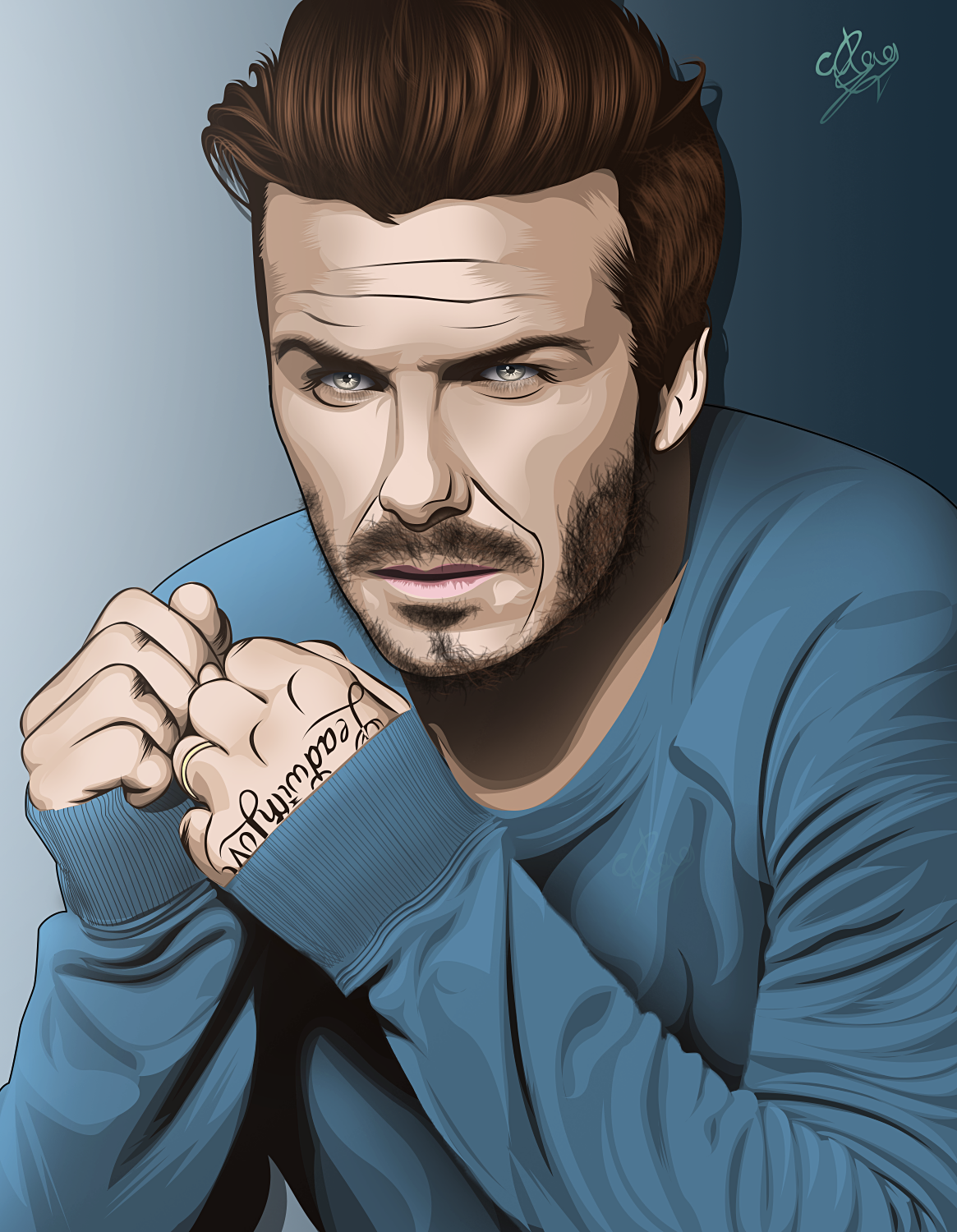 David Beckham by Jsfanart Dav
