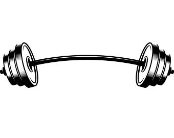 Bent Barbell PNG - 155606