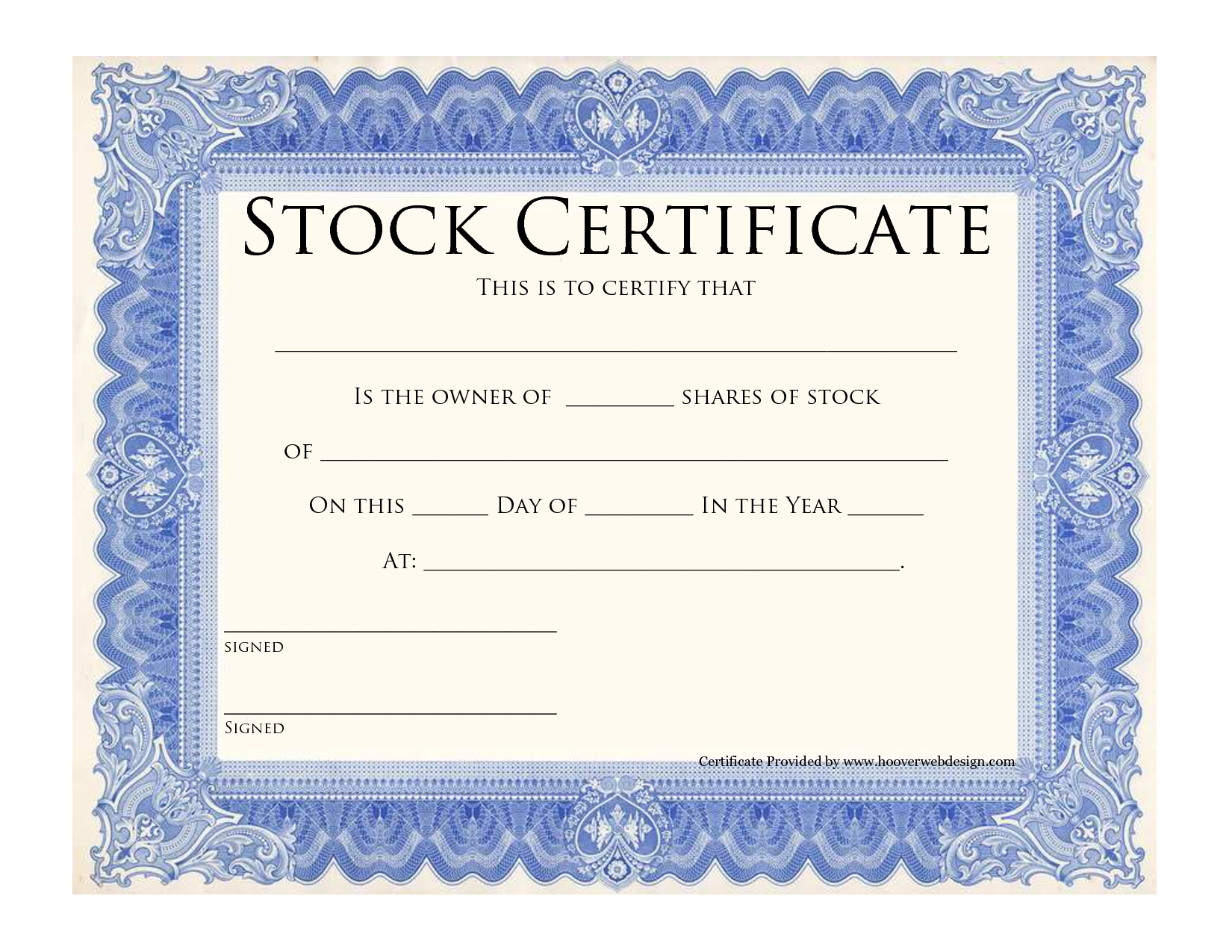 Certificate Template PNG - 6639
