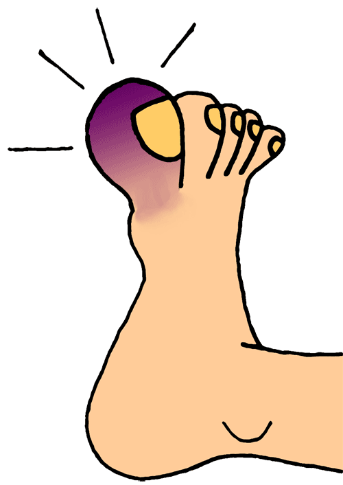 cartoon foot clipart