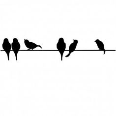 Birds On A Wire free svg