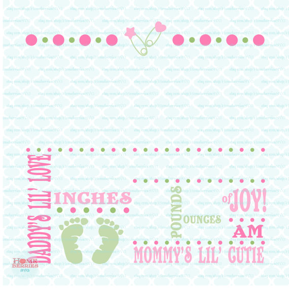 Birth Announcement PNG - 138603
