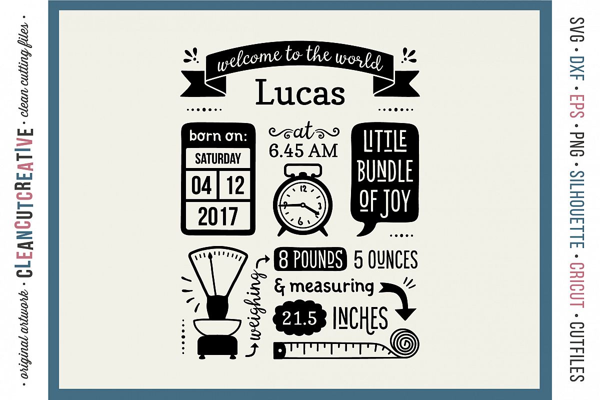 Birth Announcement PNG - 138610