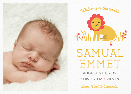 Birth Announcement PNG - 138606