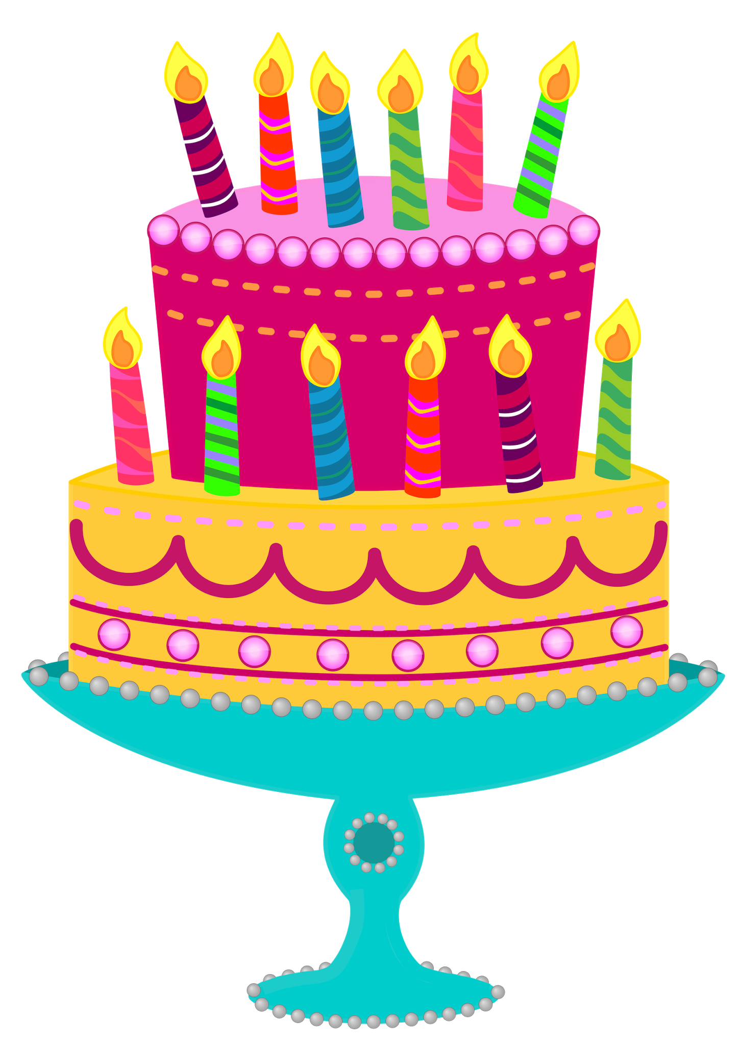 Birthday Cake Clipart PNG - 124434