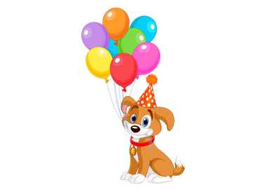 Birthday Dog PNG - 139413