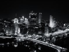 Black And White City PNG - 140391