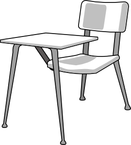 Black And White Desk PNG - 137953