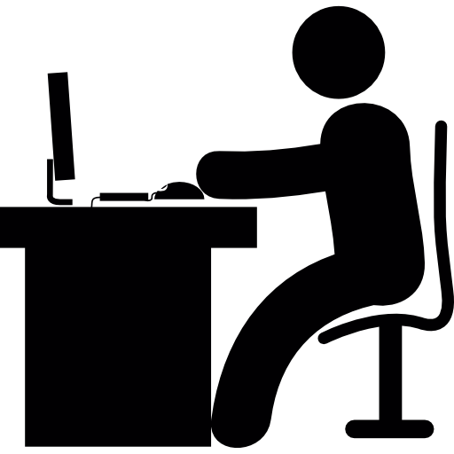 Black And White Desk PNG - 137958