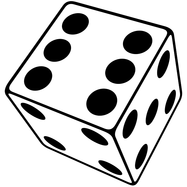 Black And White Dice PNG - 153508