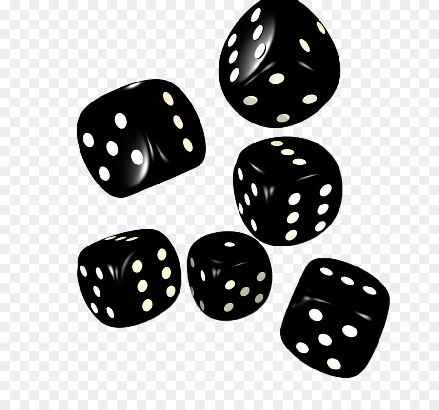 Black And White Dice PNG - 153500
