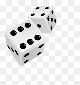 Black And White Dice PNG-Plus