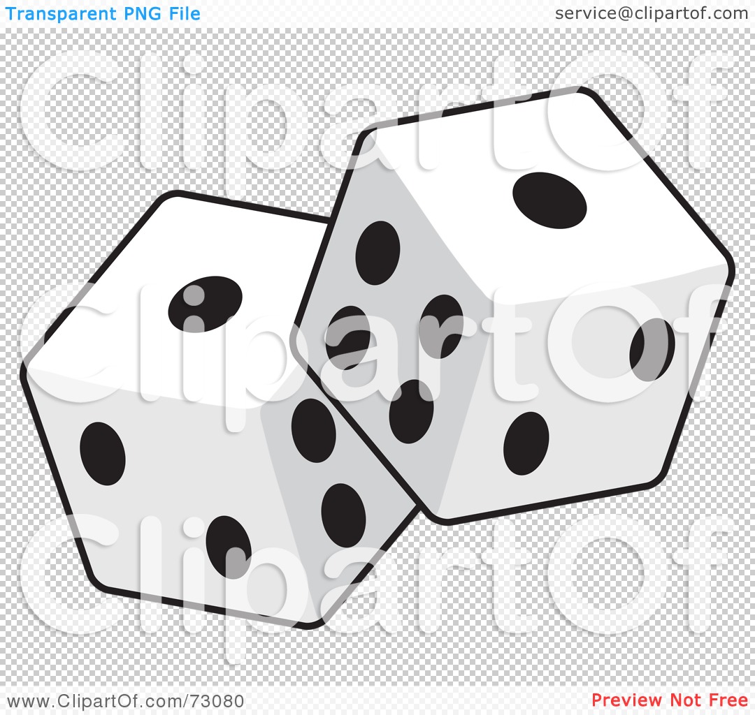 Black And White Dice PNG - 153502