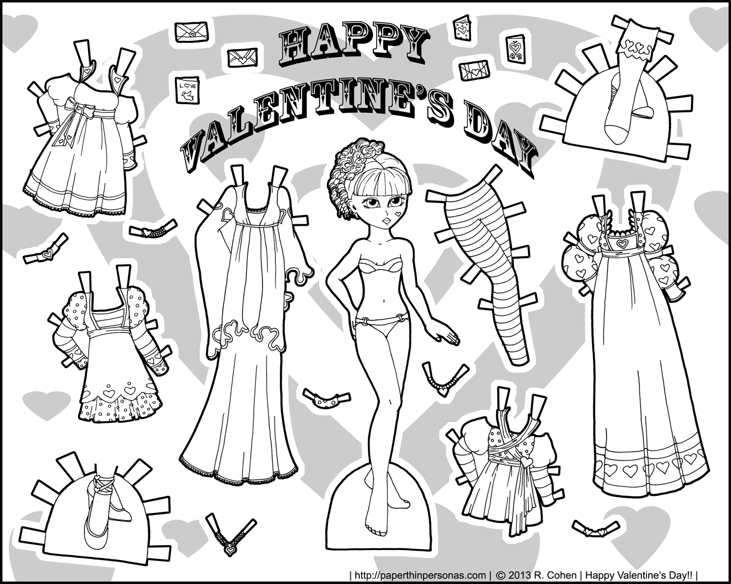Black And White Doll PNG - 158201