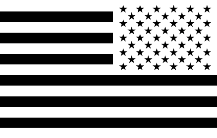 Black And White Flag PNG - 152680