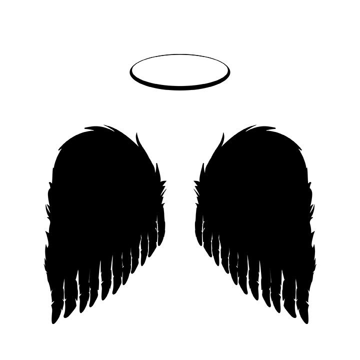 Black And White Halo PNG - 156893