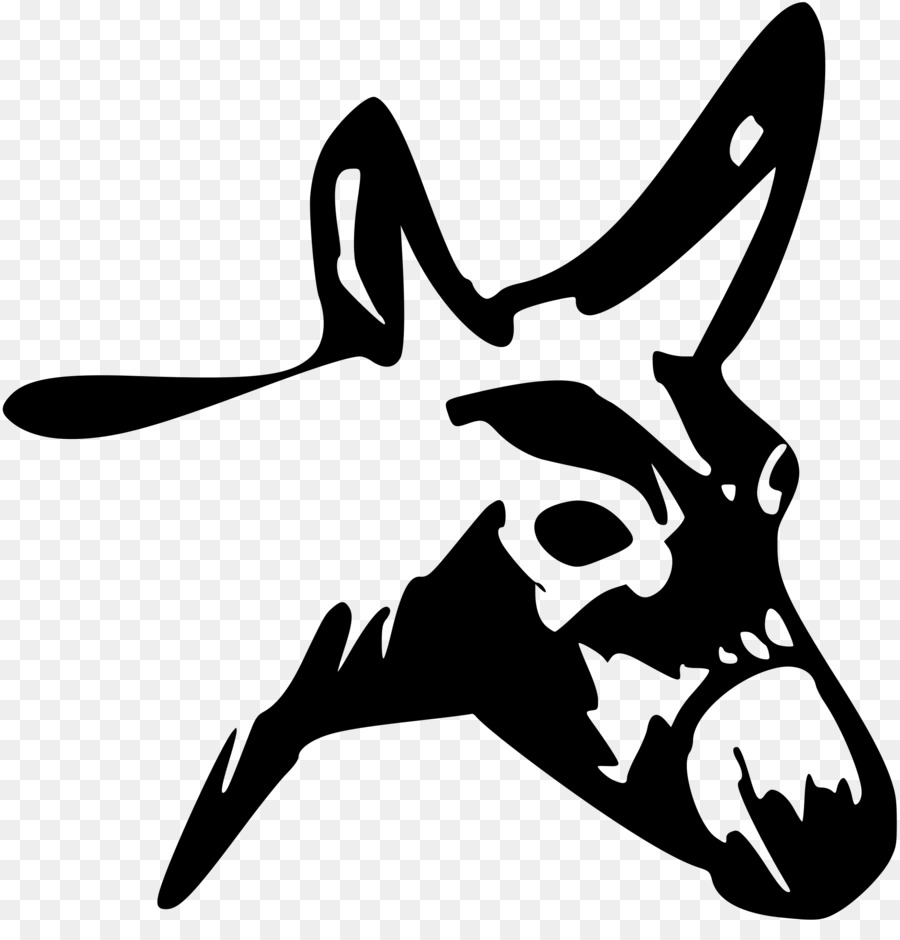 Black And White Mule PNG - 149232