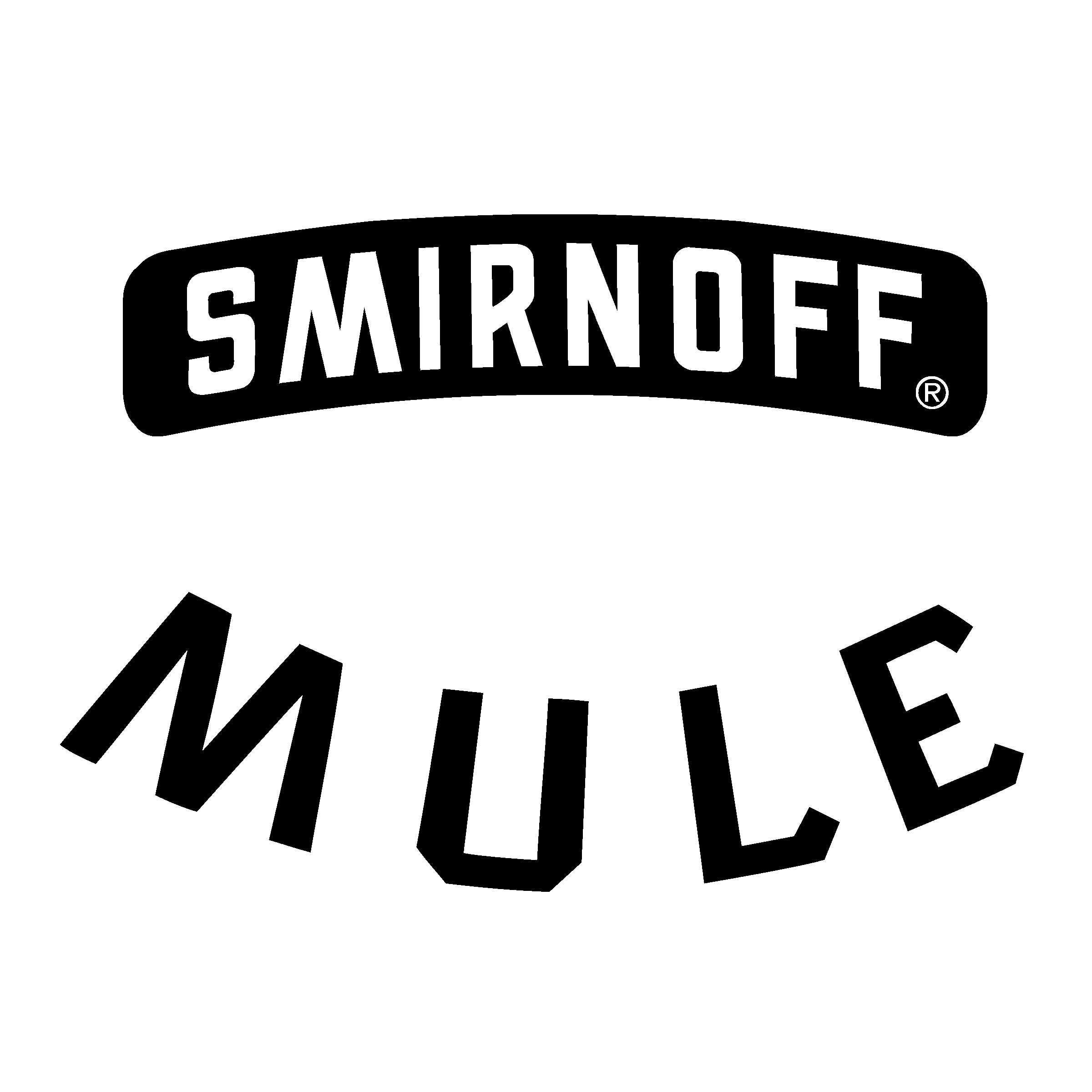 Black And White Mule PNG - 149240