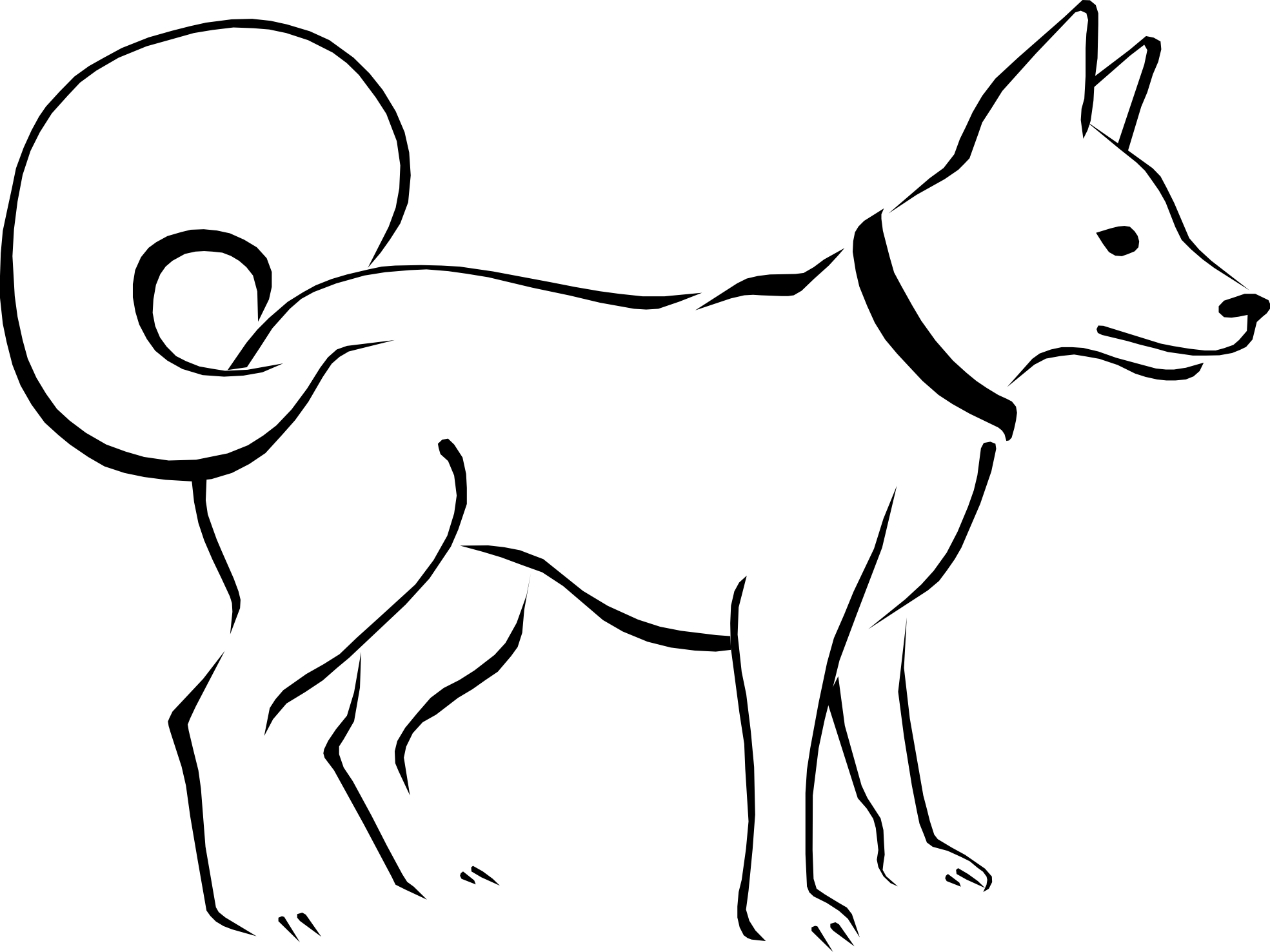 Black And White PNG Pets