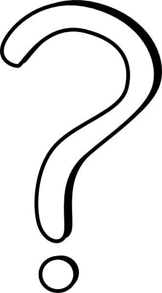 Black And White Question Mark PNG - 139749
