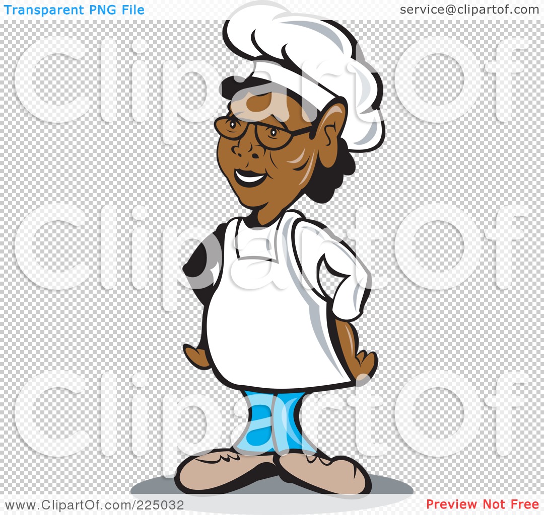 Black Female Chef PNG - 141458