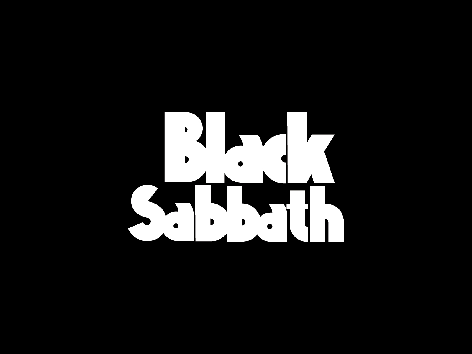 Black Sabbath logo vector fre