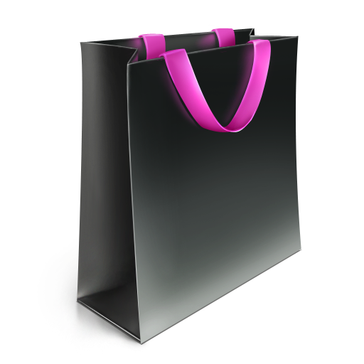 Black Shopping Bags PNG - 145898