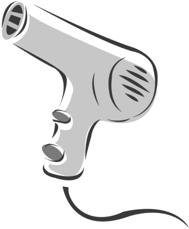 Blow Dryer And Scissors PNG - 66104