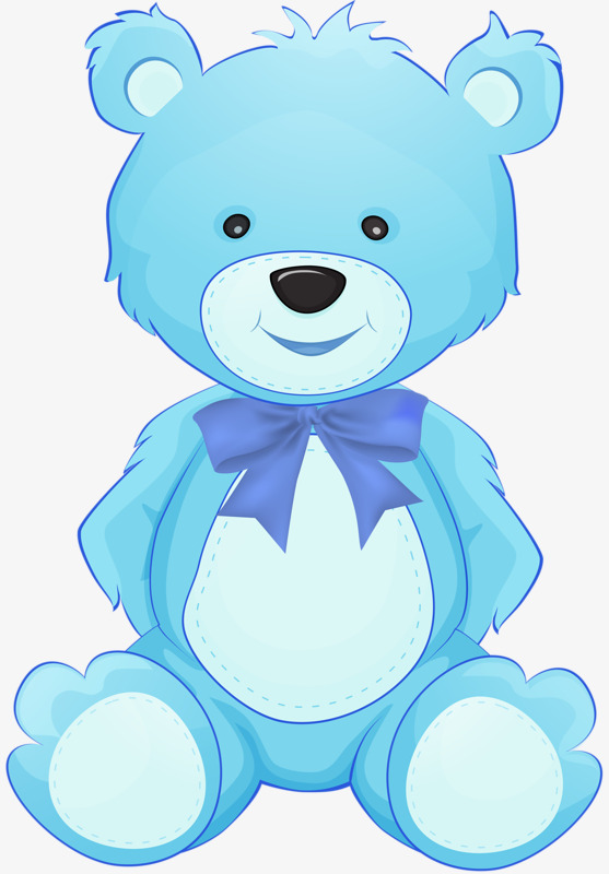 Blue Bear PNG - 154641