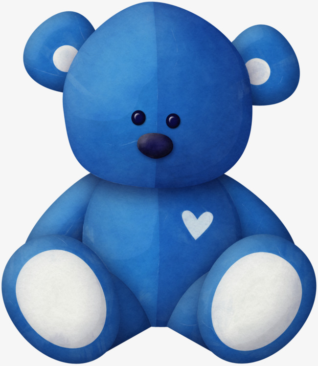 Blue Bear PNG - 154651