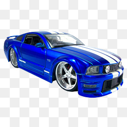 Car clipart: Blue Toy Car Cli