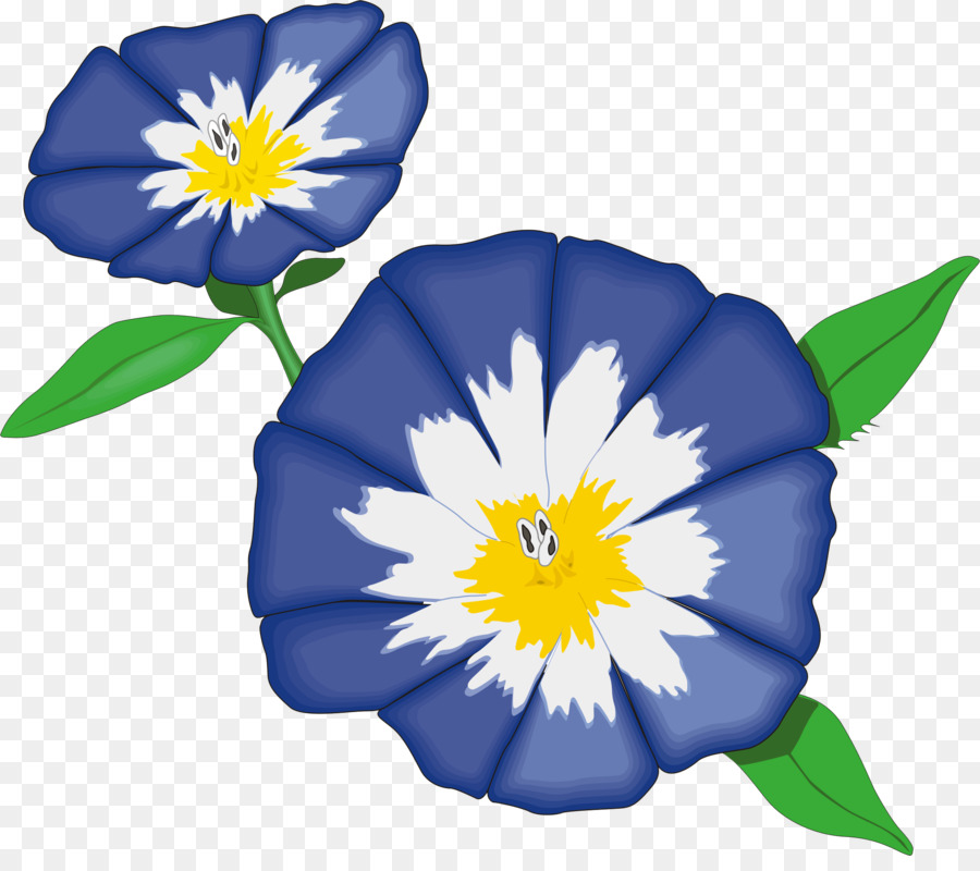 Blumenranke PNG Blau - 145302