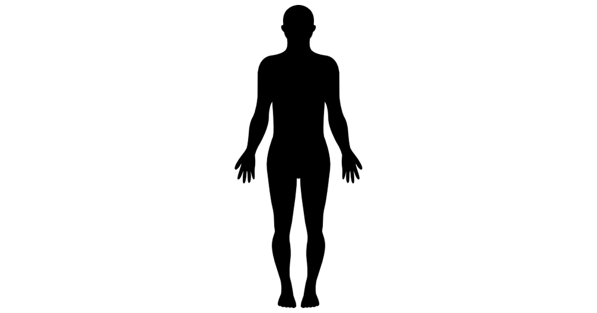 Body PNG Black And White - 157659