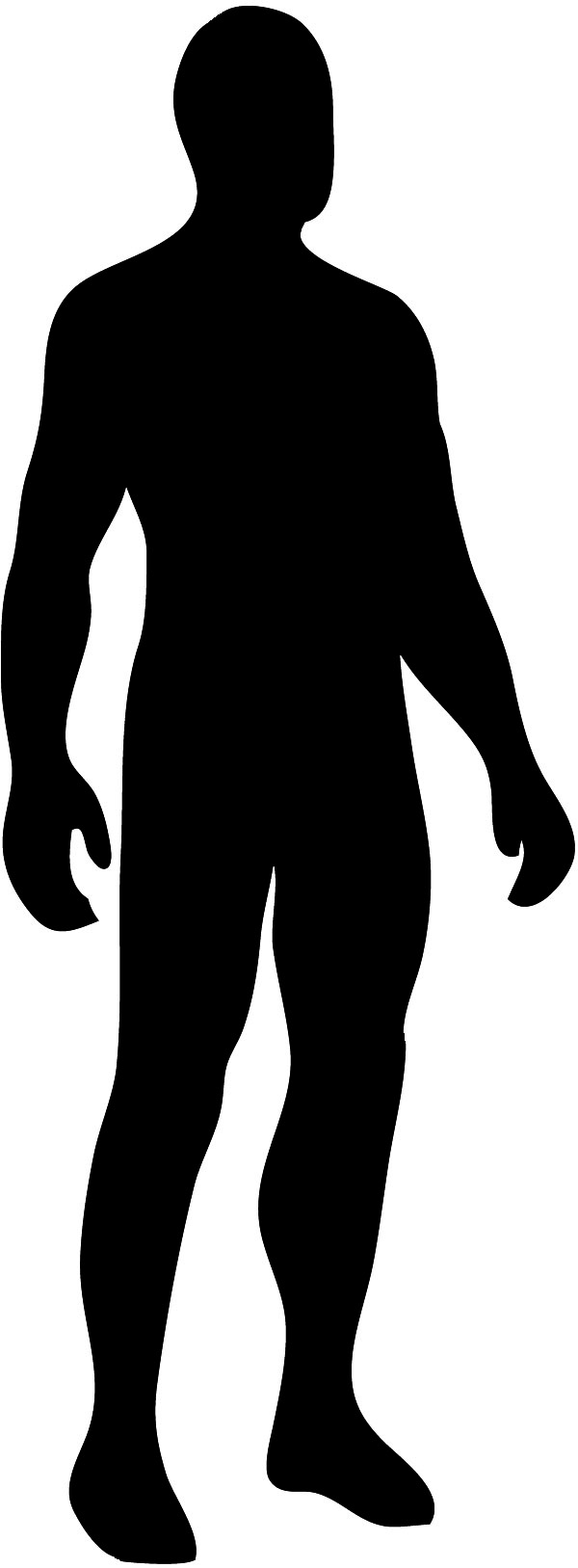 Body PNG Black And White - 157652