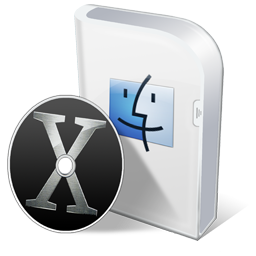 Box Mac OS X Disc Icon 256x25