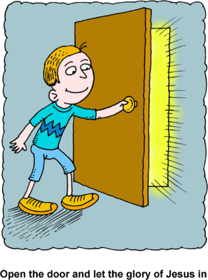 Boy Open Door PNG - 154974