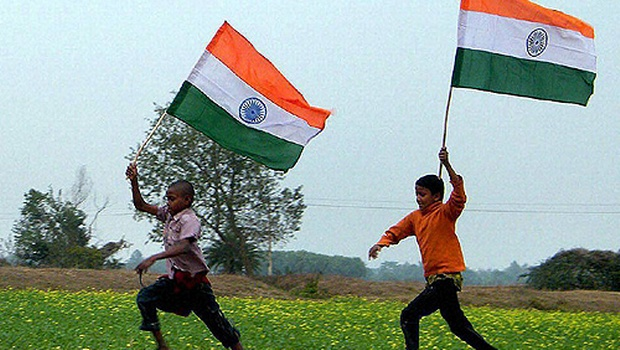 Indian Flag Picture With Chil