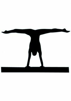 Boys Gymnastics PNG Black And White - 152365