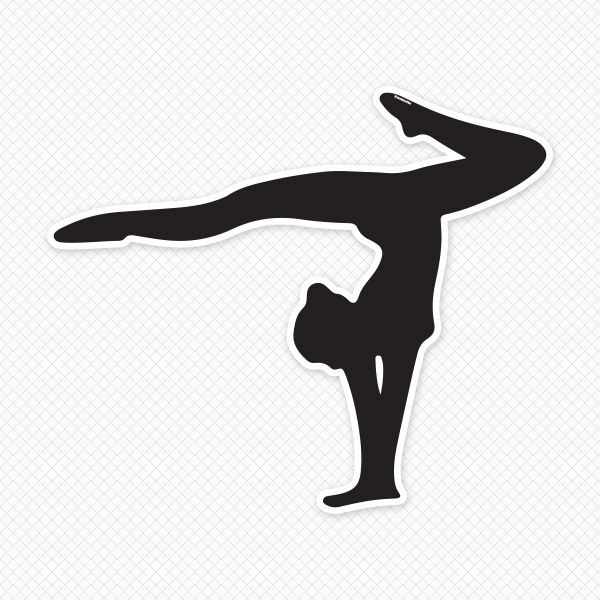 Boys Gymnastics PNG Black And White - 152359