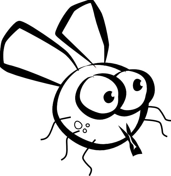 Bugs PNG Black And White - 157977