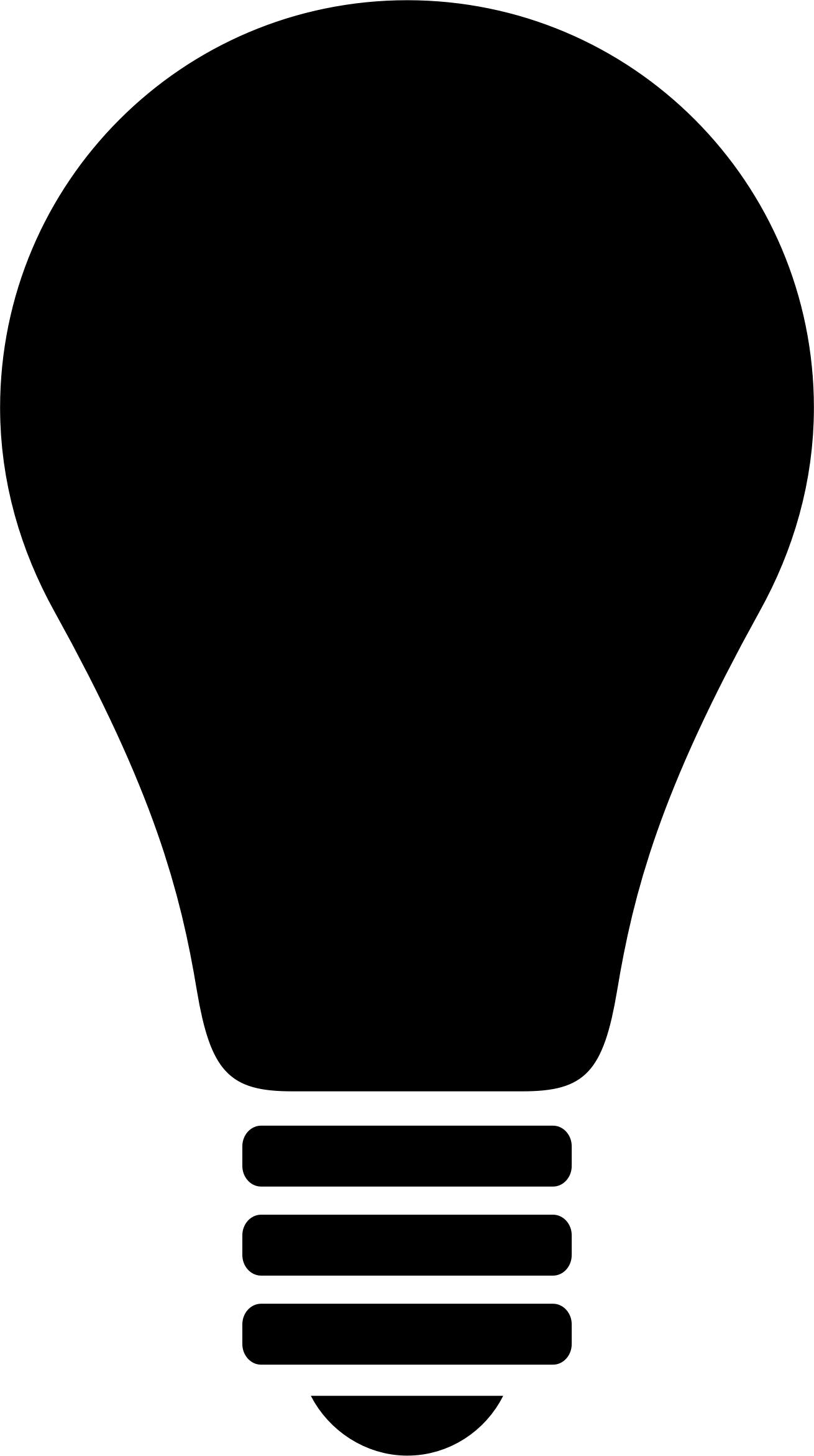 Bulb PNG Black And White Png - 149479