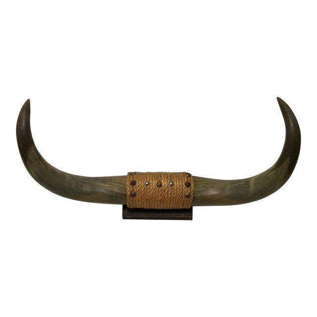 1950u0027s Mounted Bull Horns
